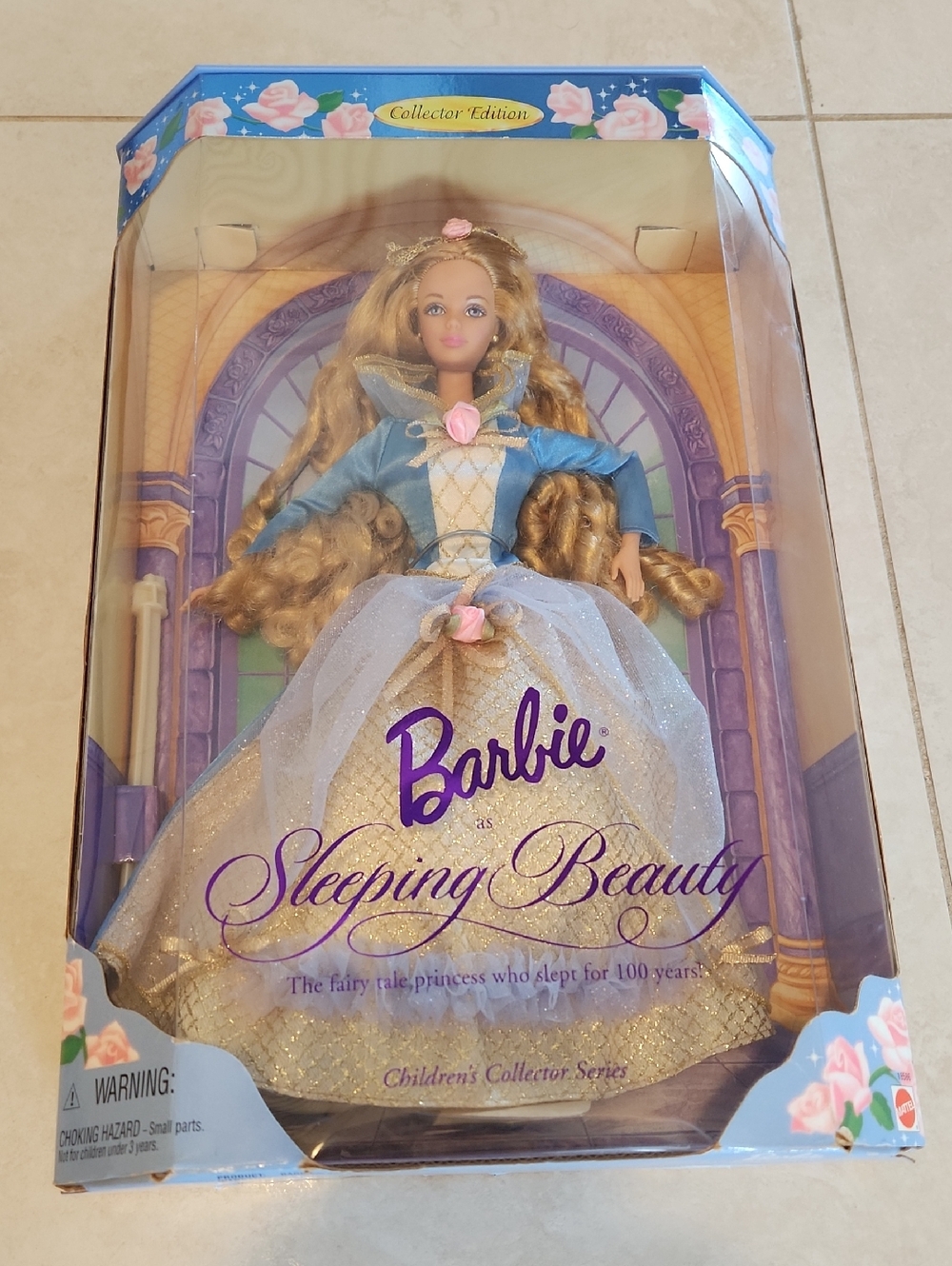 Barbie Sleeping Beauty Doll in Blue and Gold Gown Collector Adition